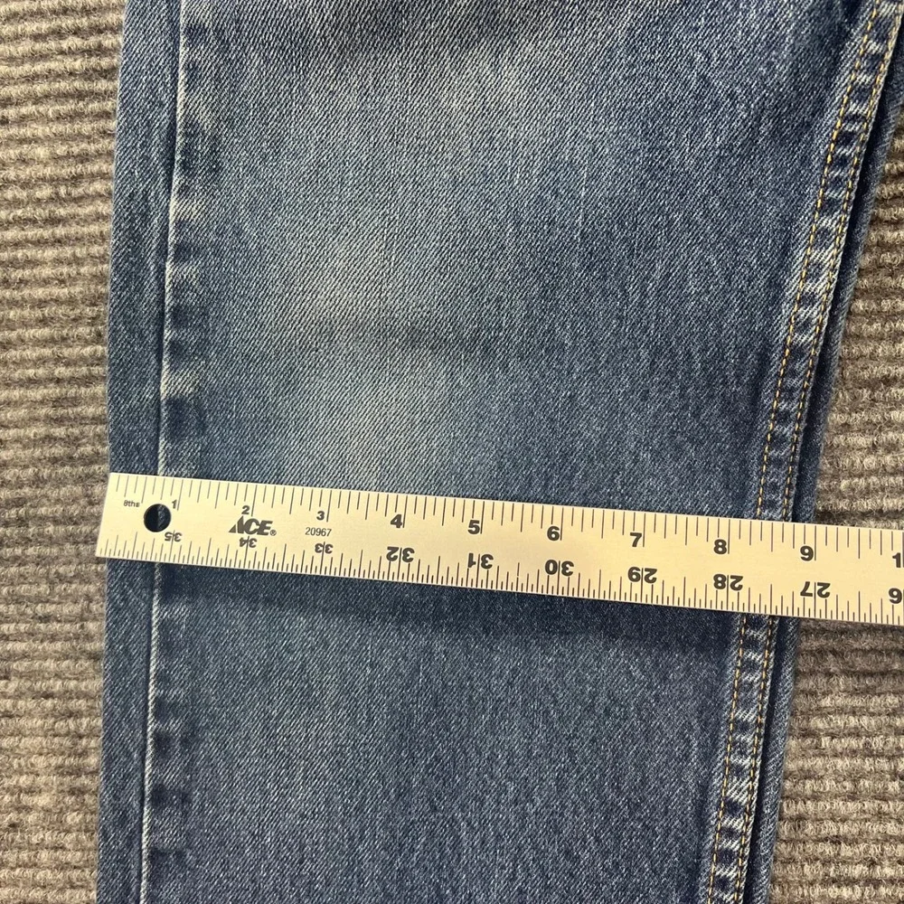 Levis 505 Regular Fit Jeans Mens 34x30 Blue Straight Leg Denim Pants Medium Wash